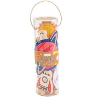 Outer Space Wood Toy Set