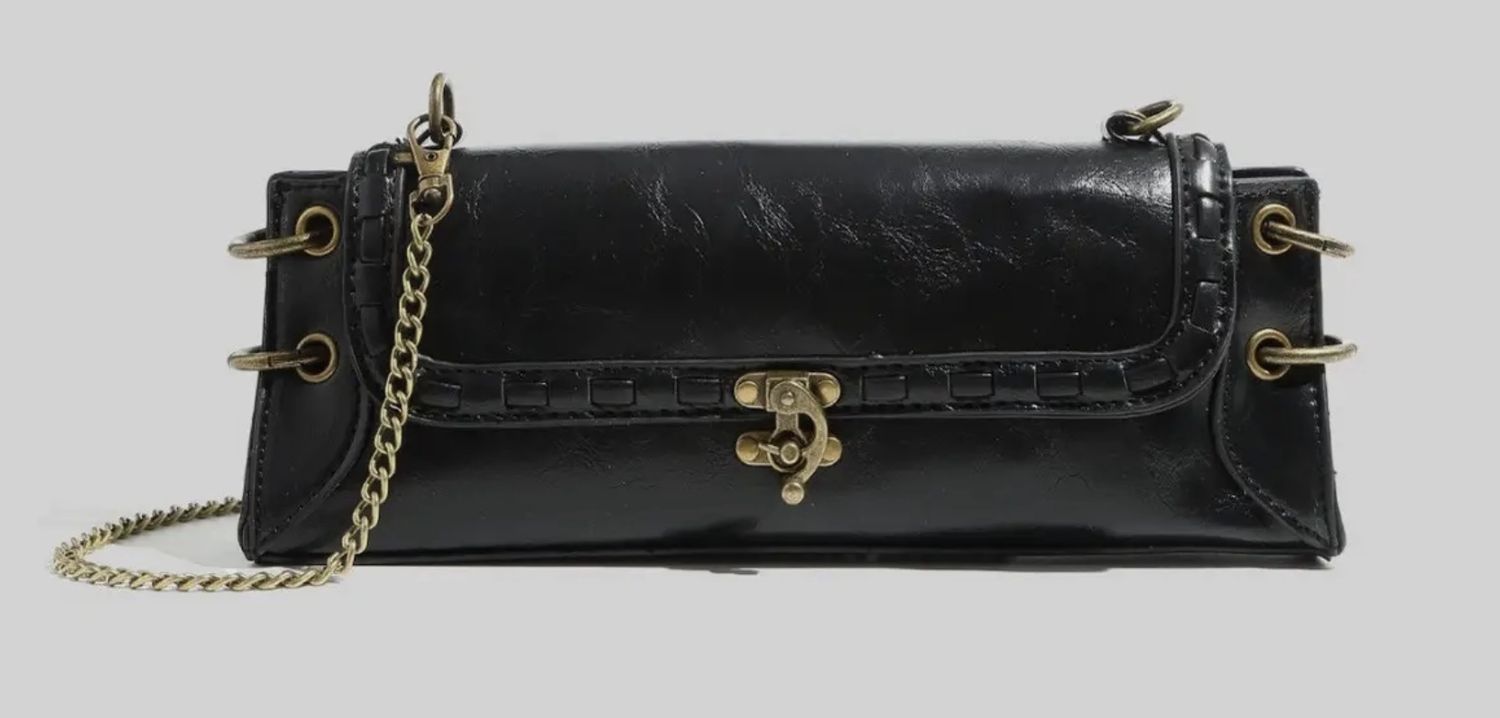 Clutch Bag, Color: Black