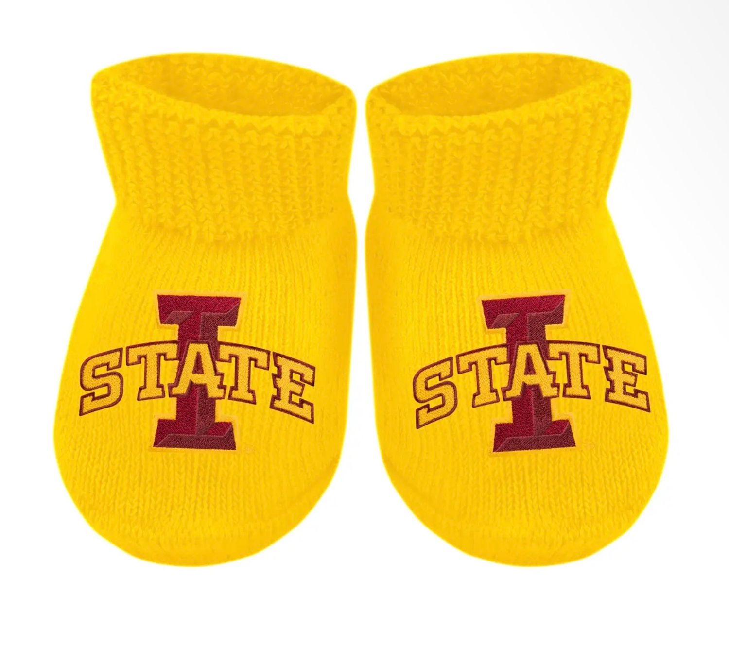 Iowa State Baby Booties, Color: Gold