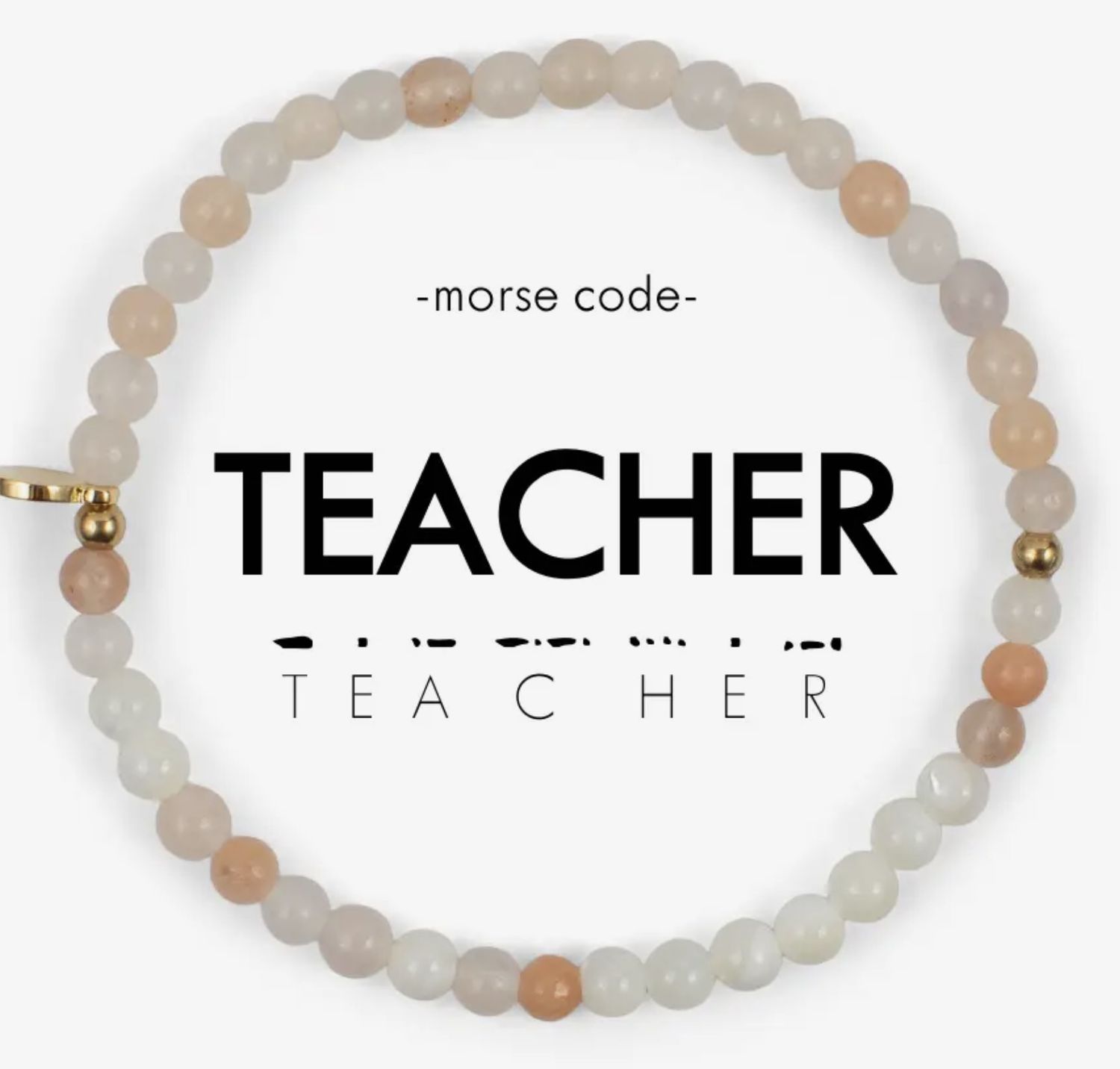 Teacher Morse Code Bracelet