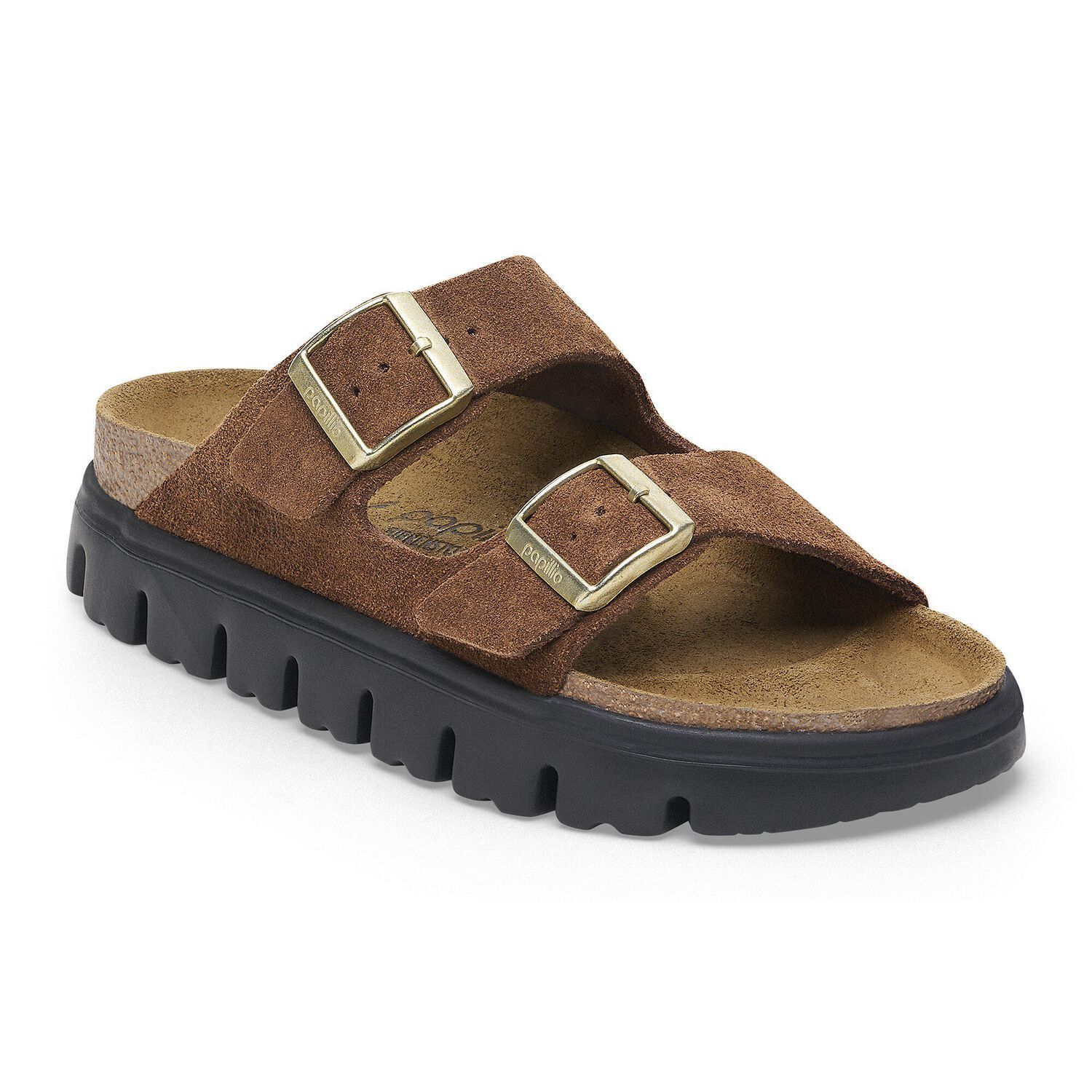 Arizona Chunky Suede - Dark Tea / Black, Color: Dark Tea, Size: EU36 (US 5/5.5) Narrow