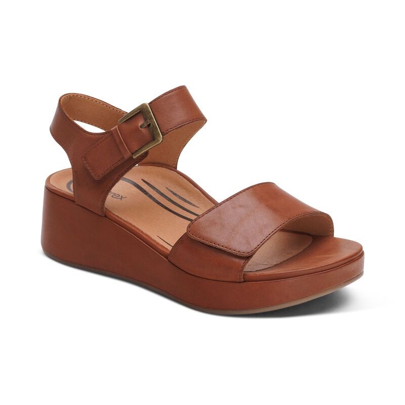 Ariel Platform - Dark Brown, Size: EU37 (US 6-6.5)