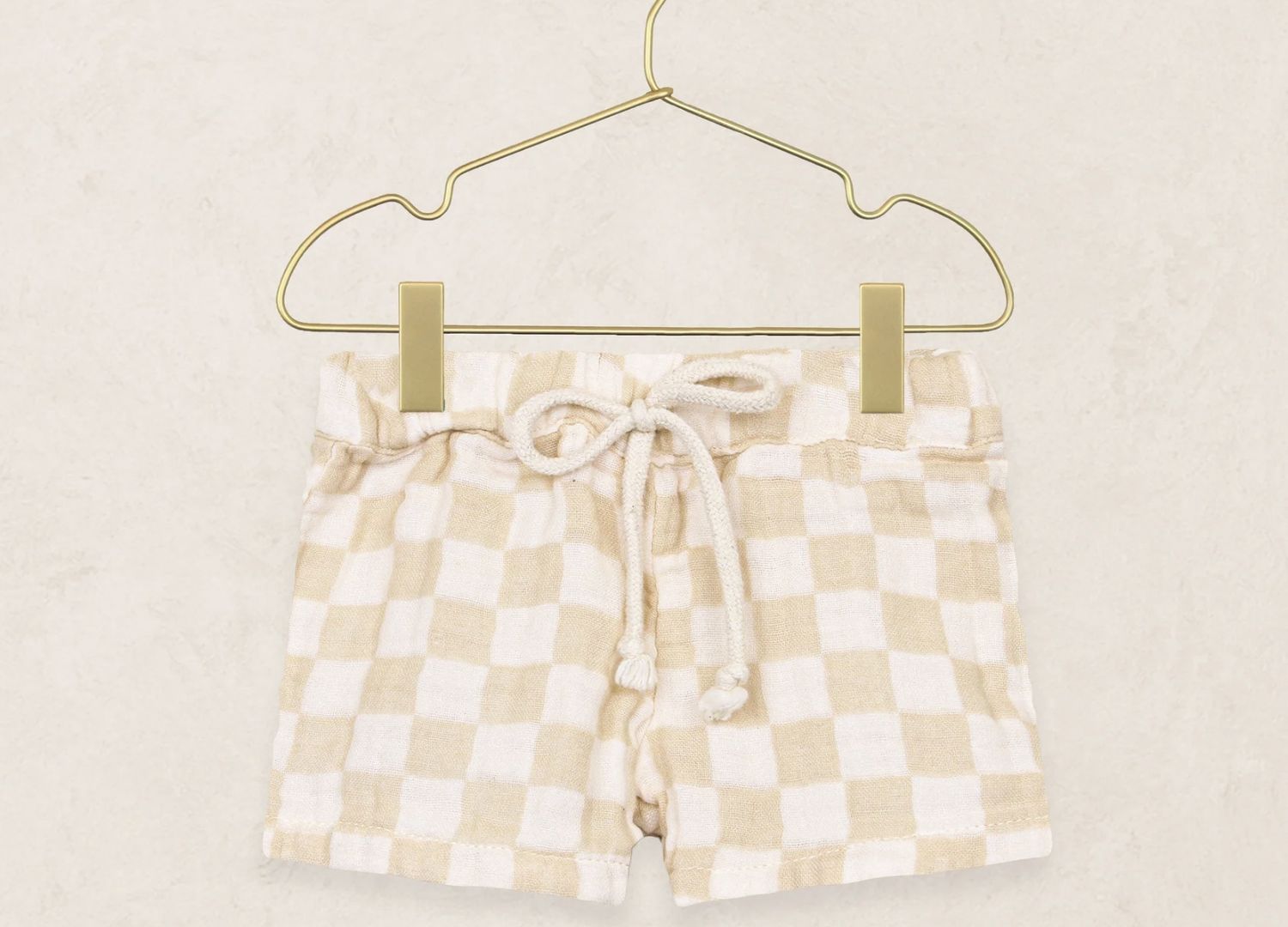 Austin Shorts, Color: Cream/Tan, Size: NB-3M