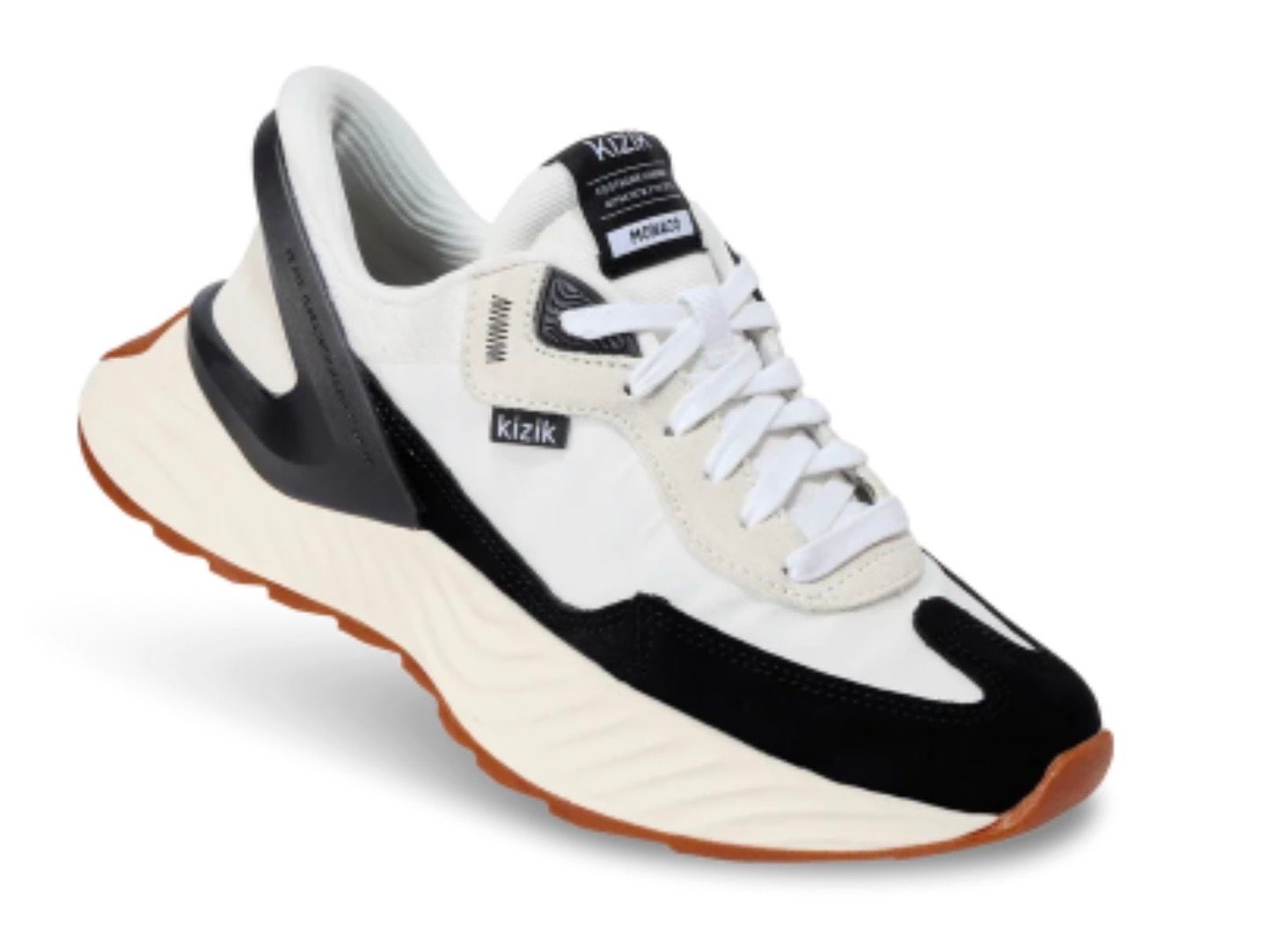 Women's Monaco- White/Black, Size: US 6