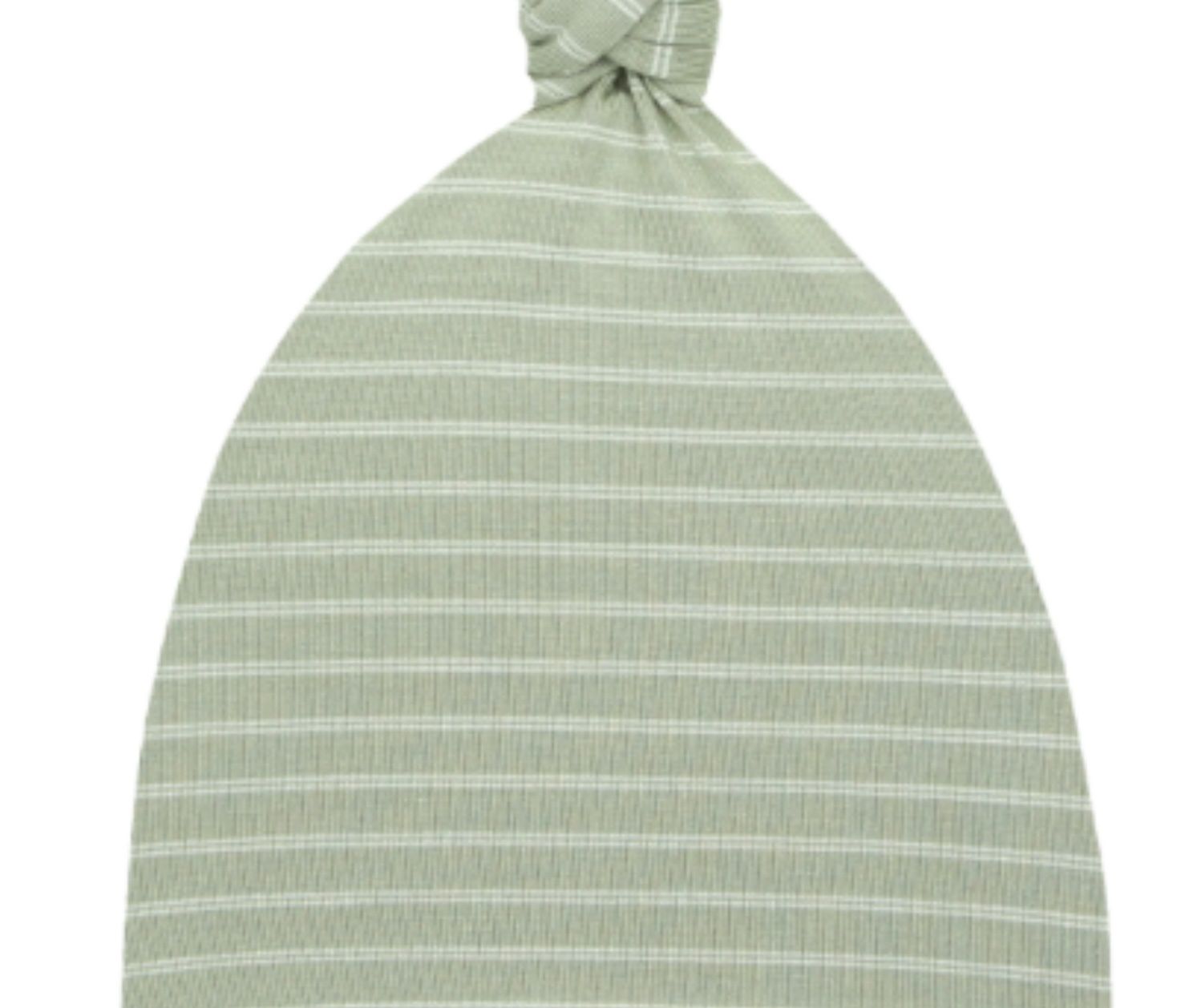 Carson Top Knot Hat, Color: Sage Striped