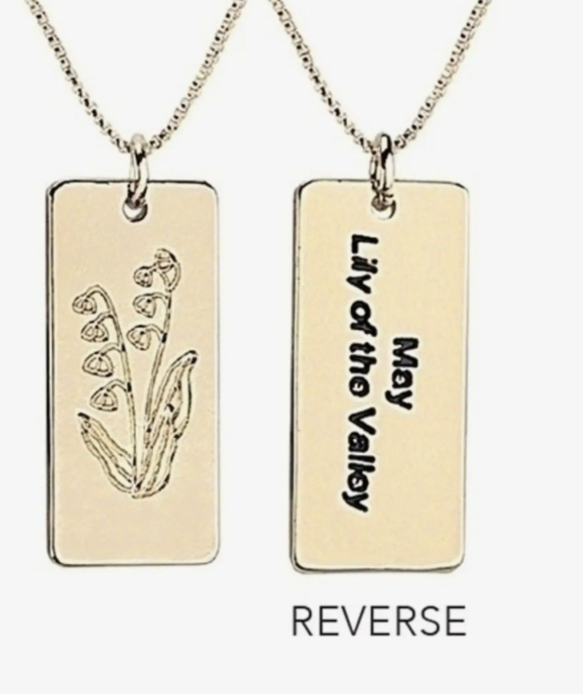 Birth Flower Necklace - May