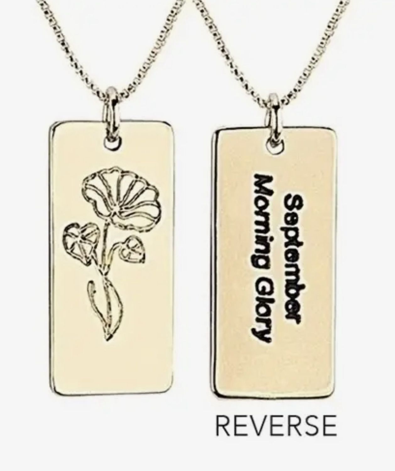 Birth Flower Necklace - September