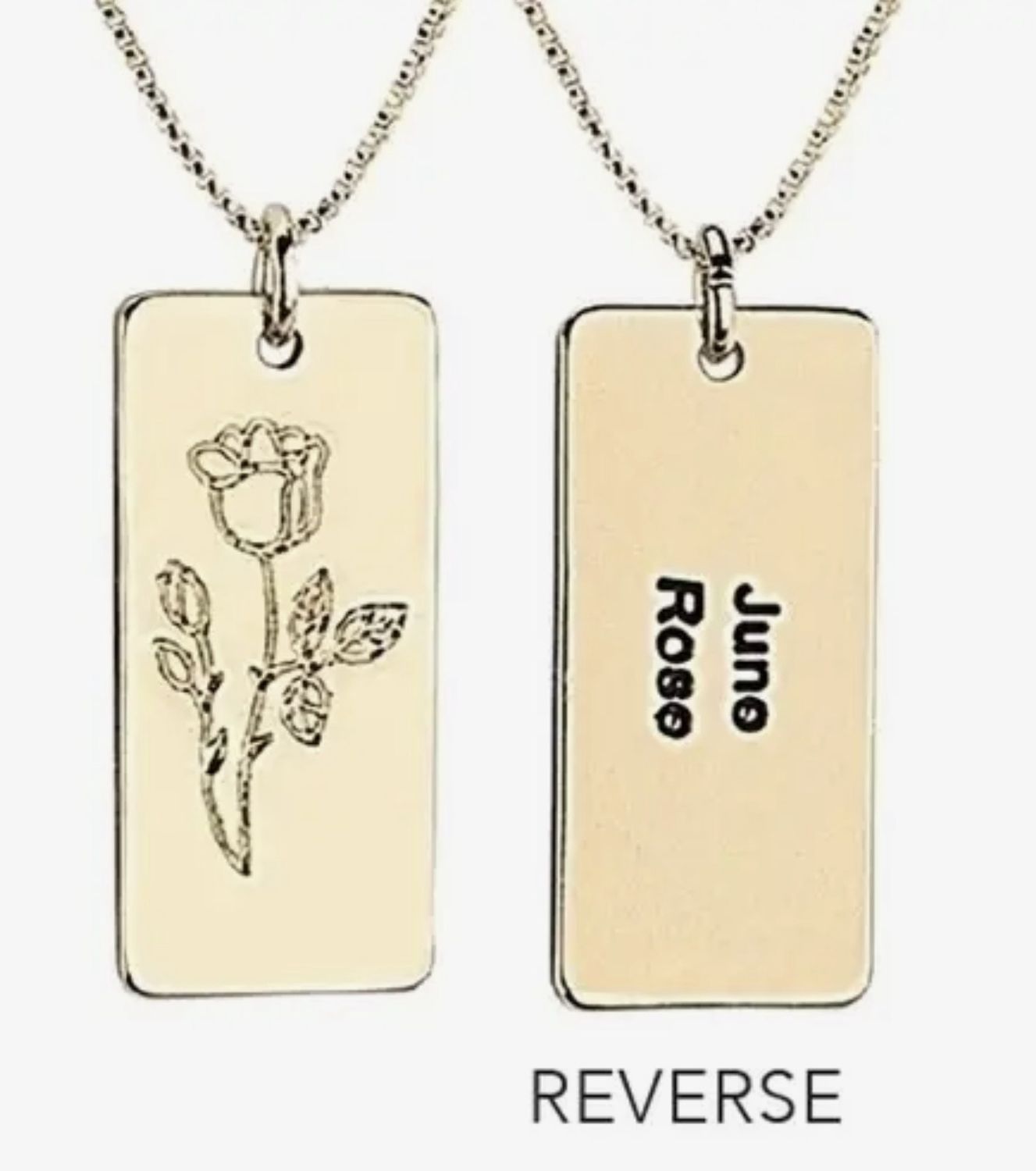 Birth Flower Necklace - June