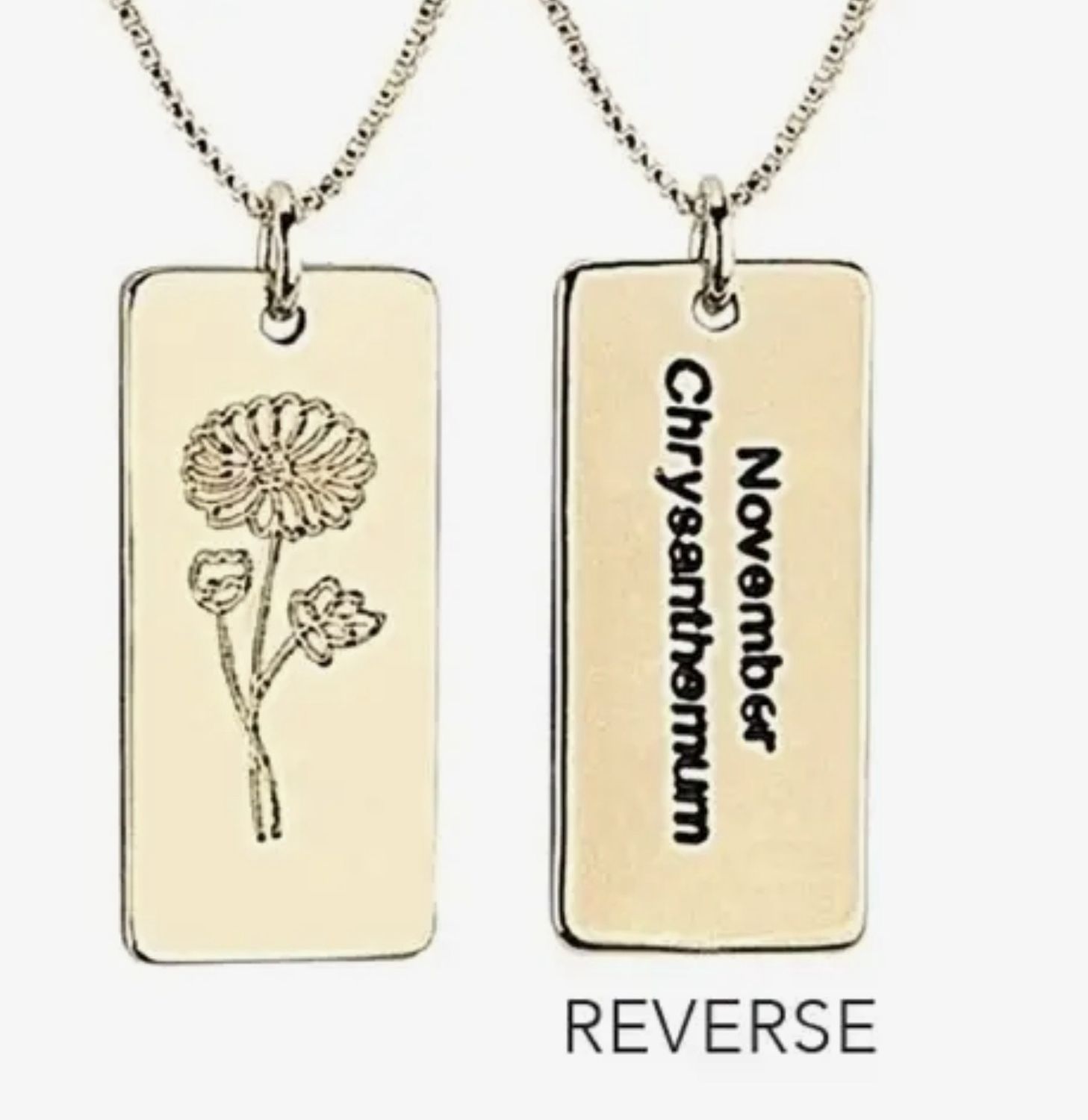 Birth Flower Necklace - November