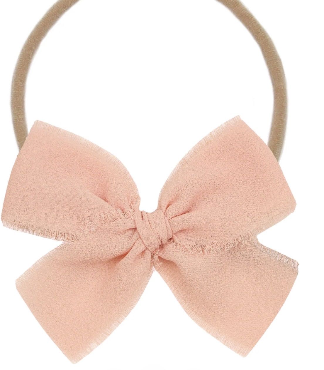 Chiffon Bow - Rose Headband