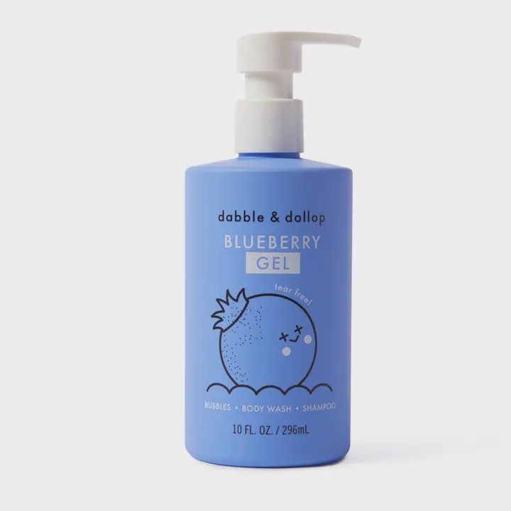 Tear-Free Shampoo, Body Wash &amp; Bubbles, Scent: Blueberry