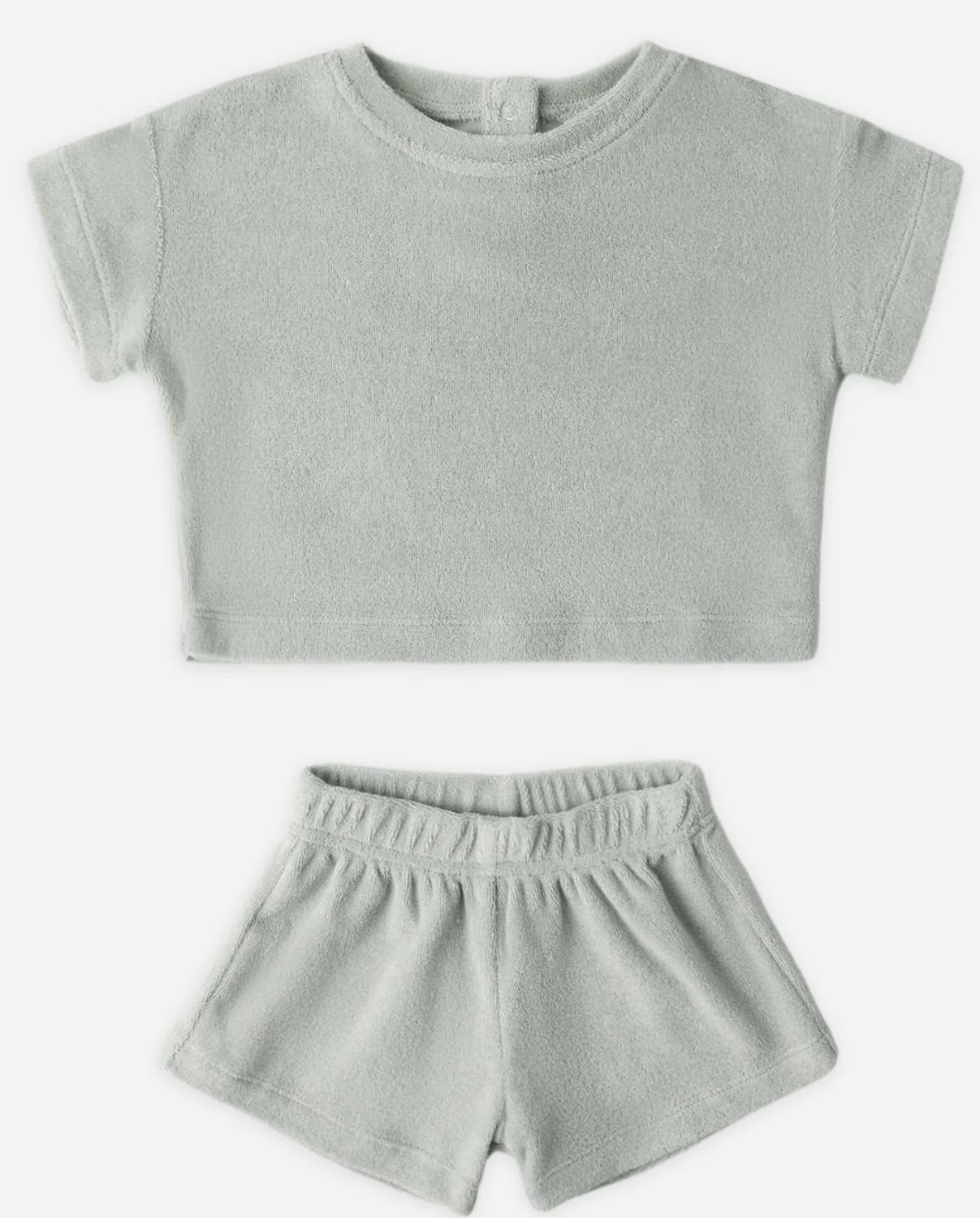 Sage Terry Tee &amp; Short Set, Color: Sage, Size: 3-6M