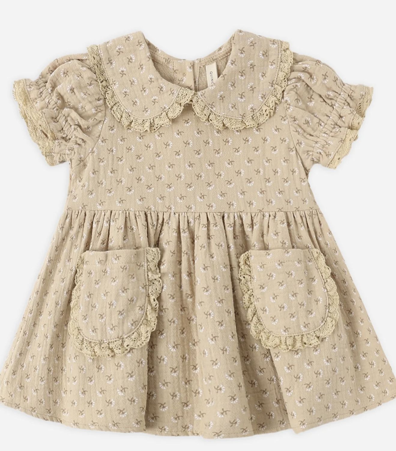 Marisol Dress French, Color: Butterscotch, Size: 0-3M