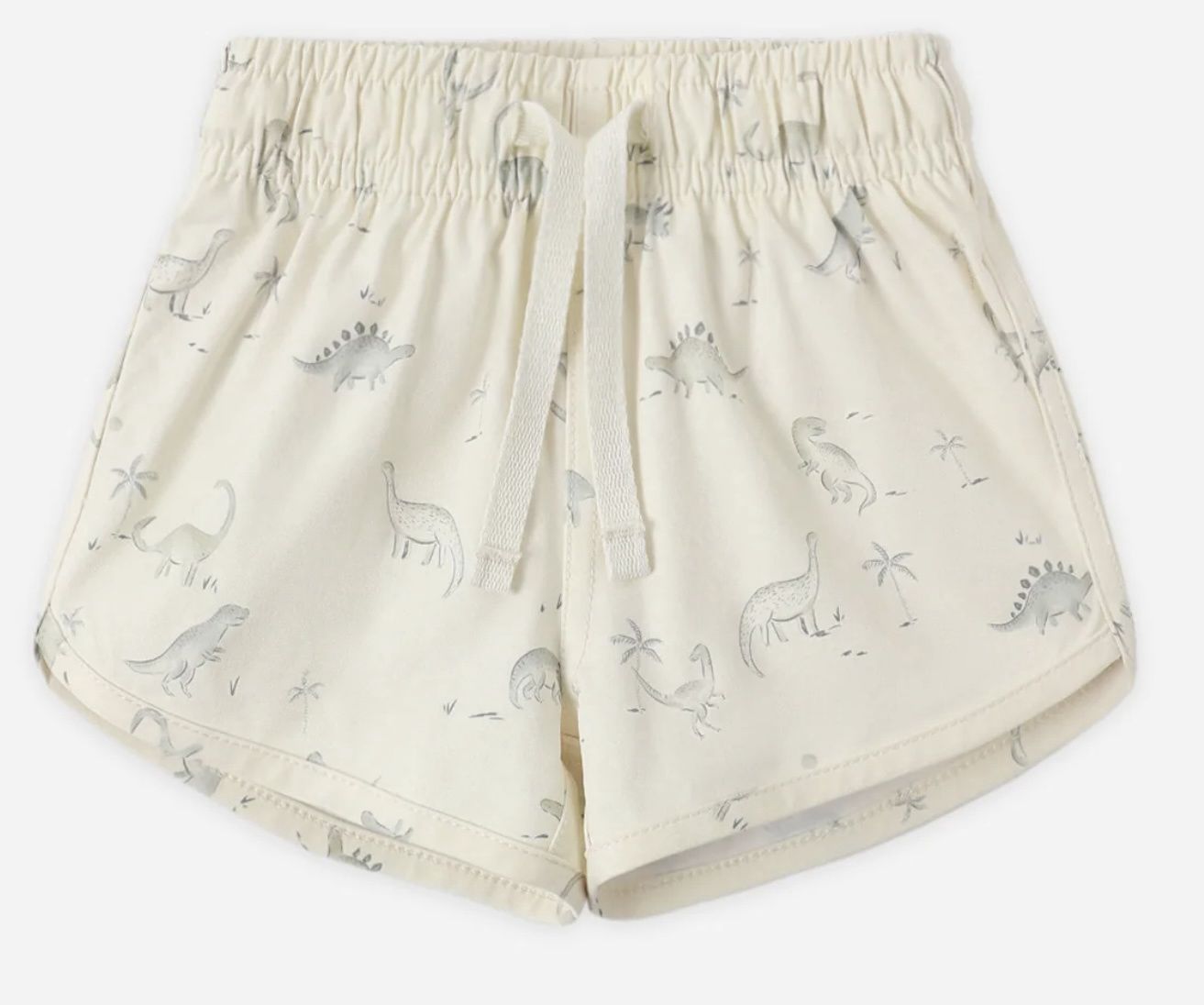 Dinosaur Boys Swim Short, Color: Ivory, Size: 18-24M