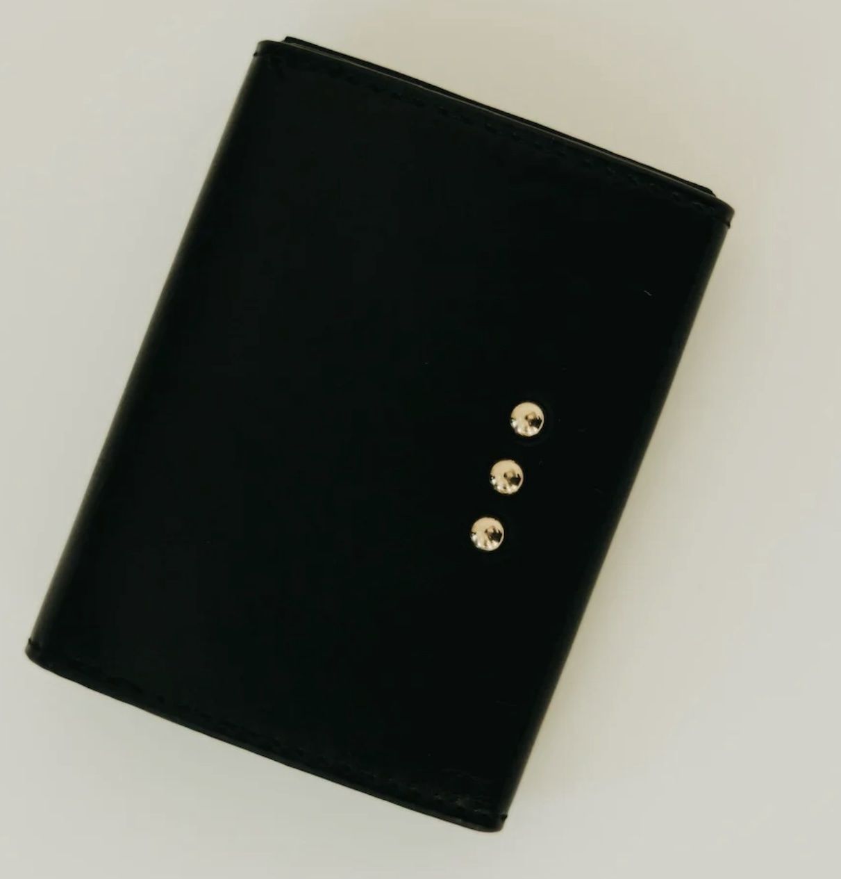 Eden Envelope Card Holder Wallet, Color: Black