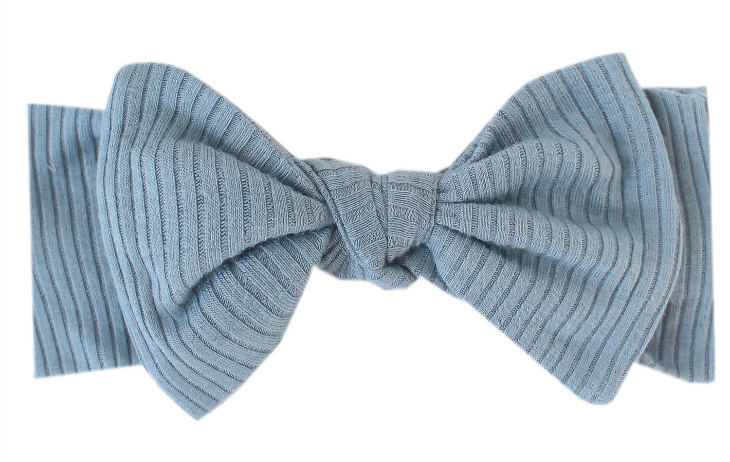 Atlantic Rib Knit Headband Bow
