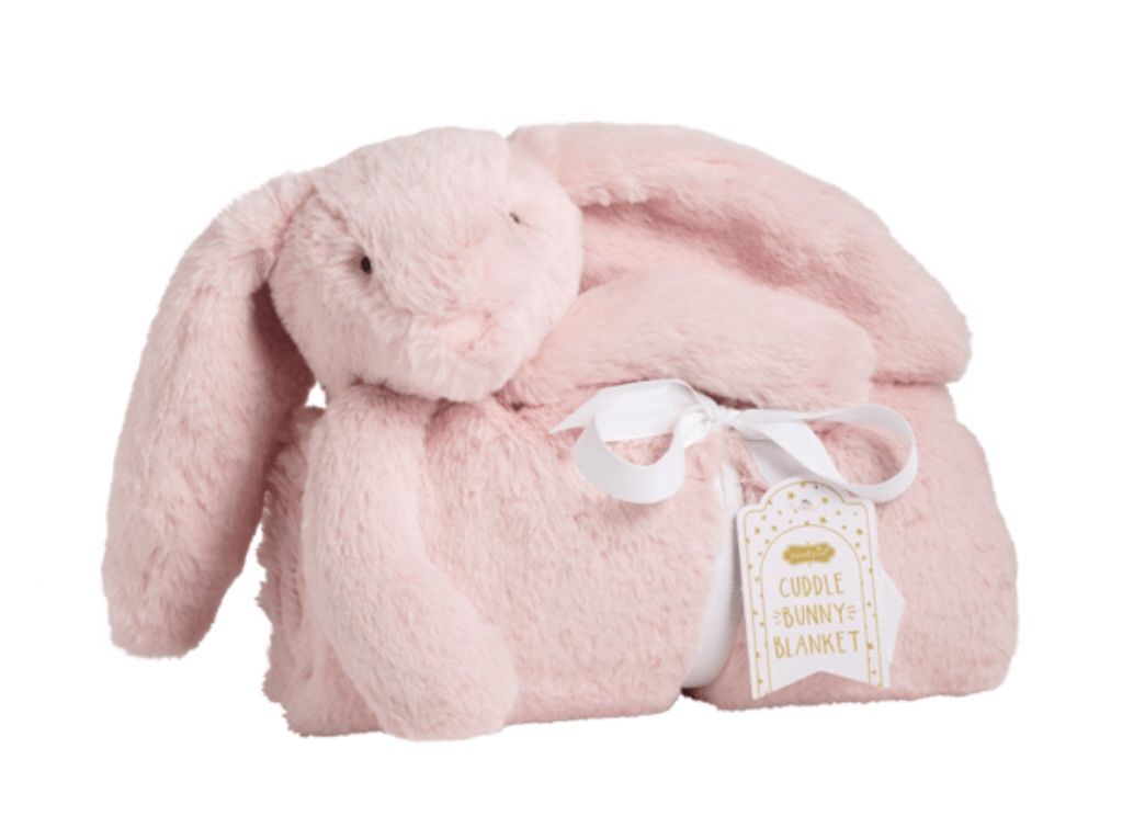 Bunny Blanket - Pink Plush, Color: Pink Plush