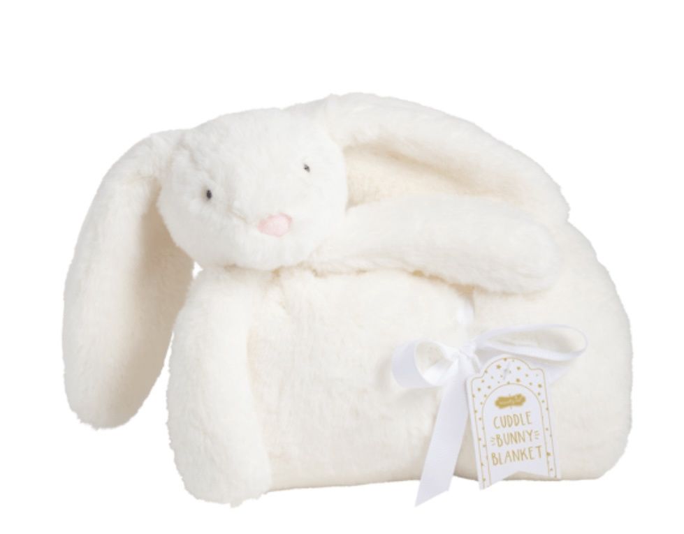 Bunny Blanket -Ivory Plush, Color: Ivory Plush