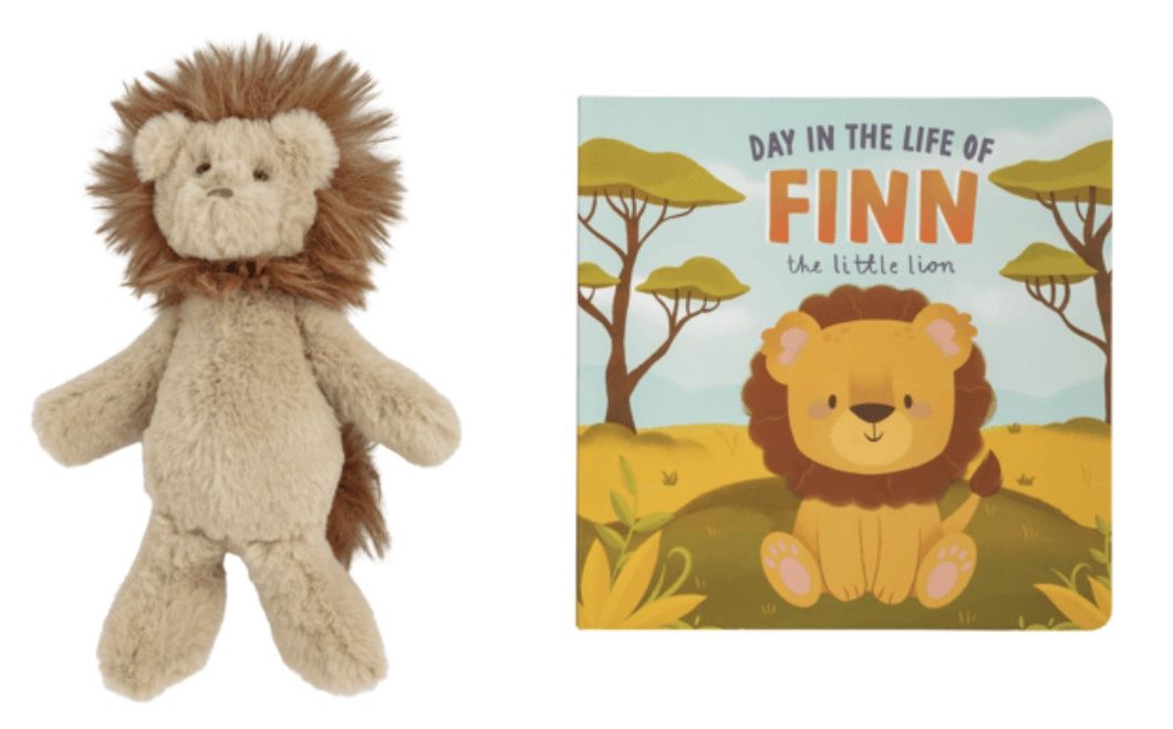 Lion Book with Plush