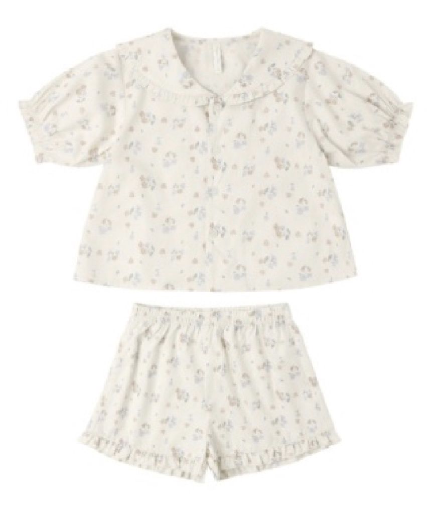 Delilah  Set, Color: Pastel Garden, Size: 2-3Y