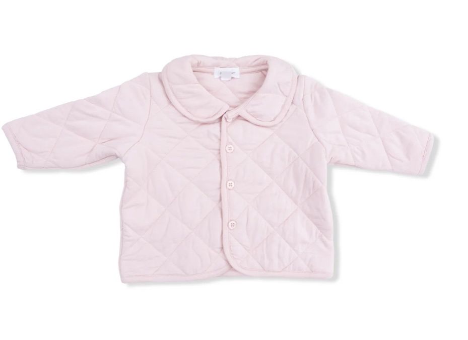 Quilted Jacket, Color: Pink, Size: 3-6M