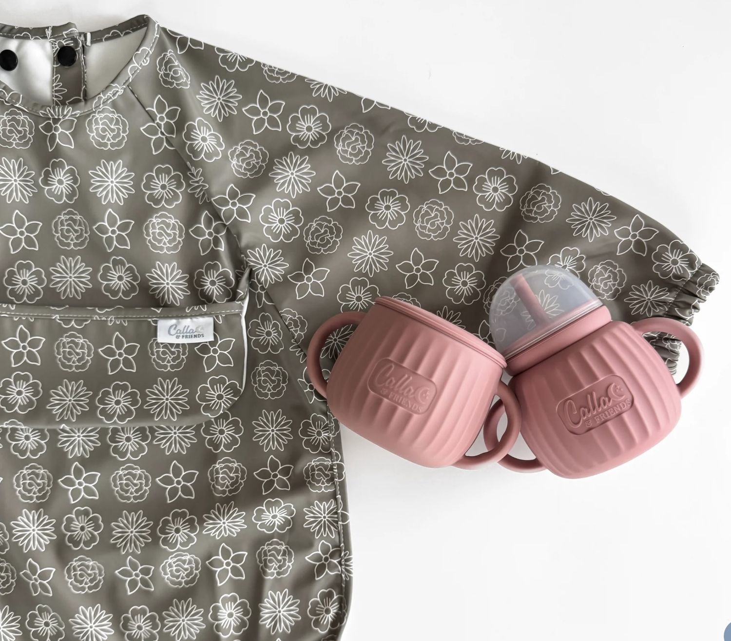 Dinner Time Bib Blossom - Pine