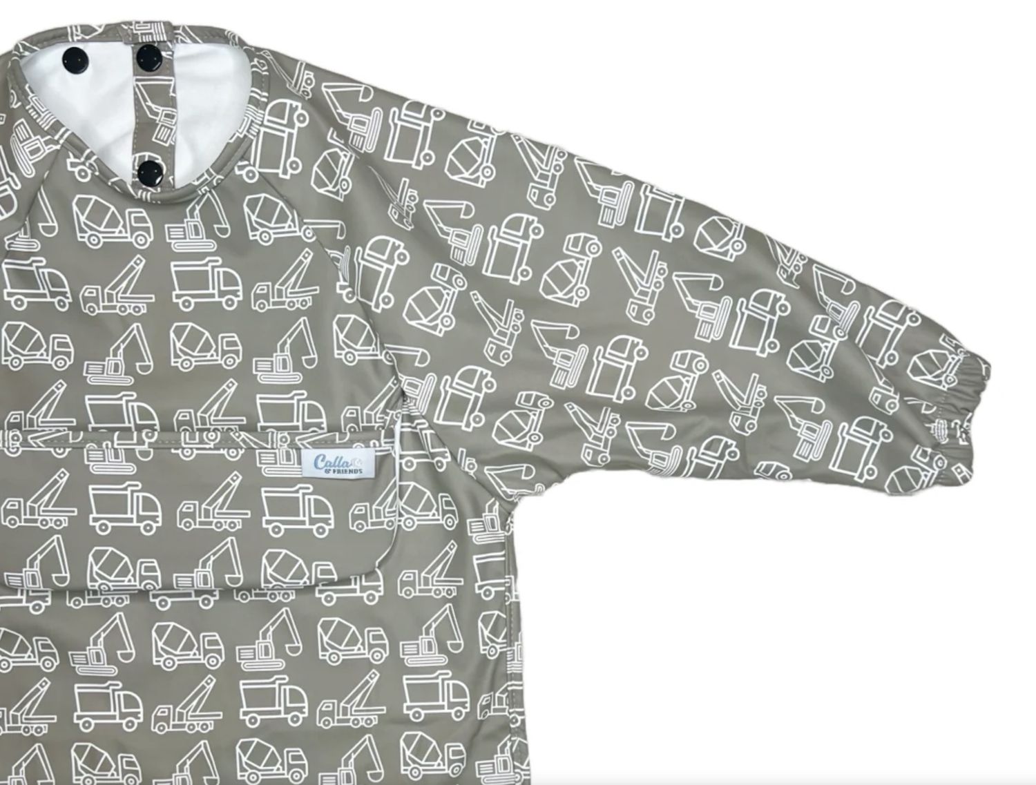 Dinner Time Bib Construction - Pine