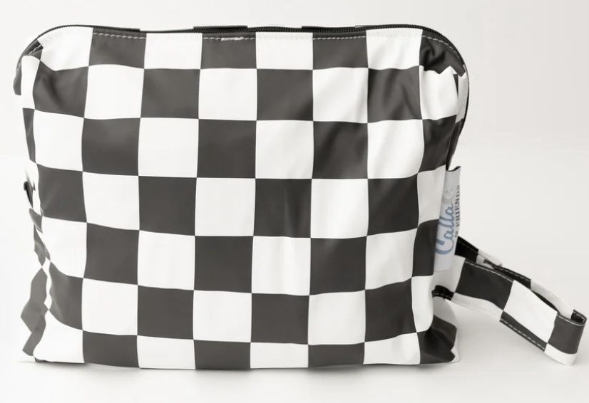 Everything Wet Bags Checkered, Color: Black