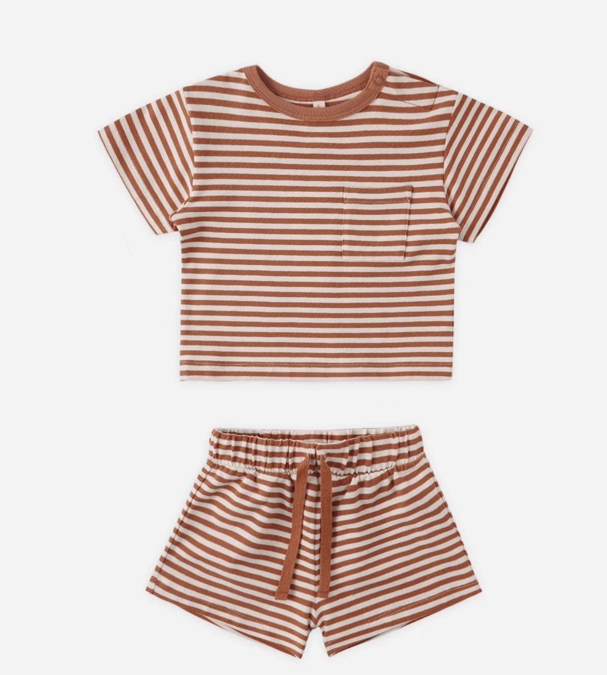 Payton Short Set, Color: Poppy, Size: 18-24M