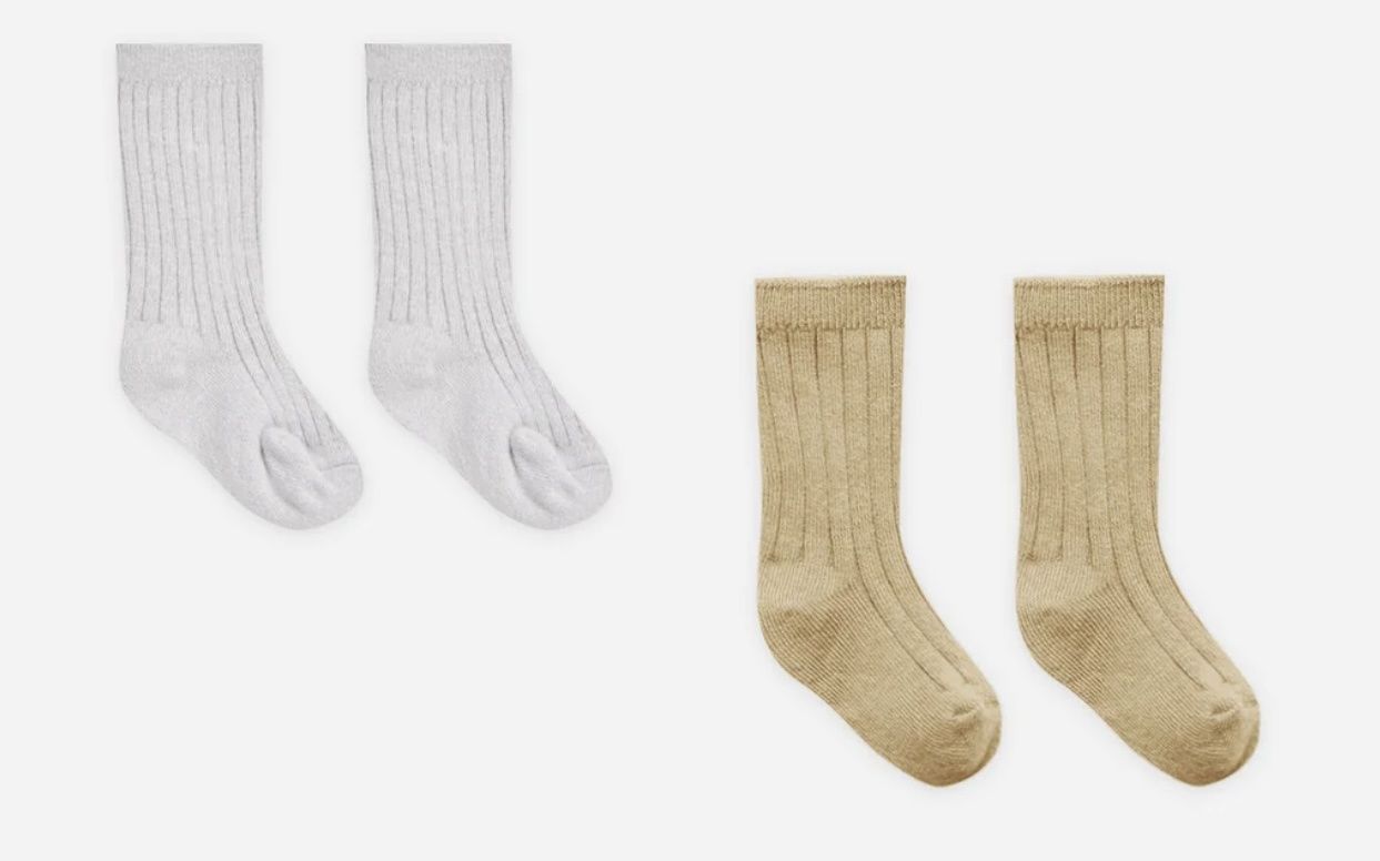Abby Sock Set - Sky/Honey, Size: 0-6M
