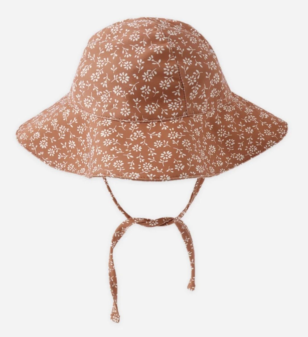 Laura Sun Hat - Flora, Size: 0-6M