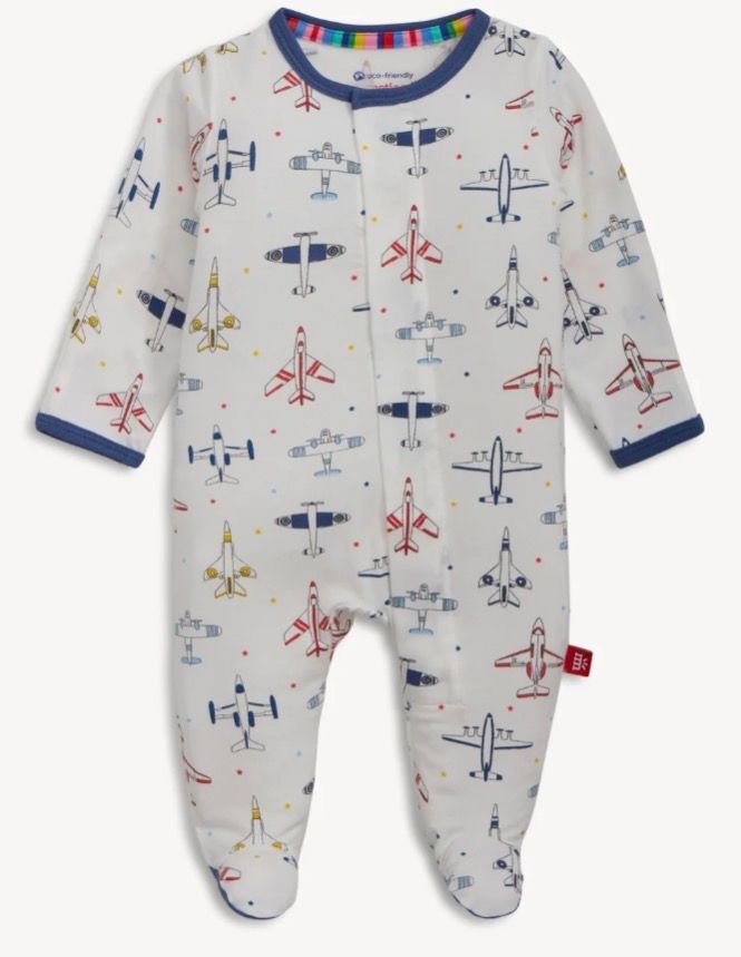 Just Plane Fun Footie, Color: Planes, Size: NB