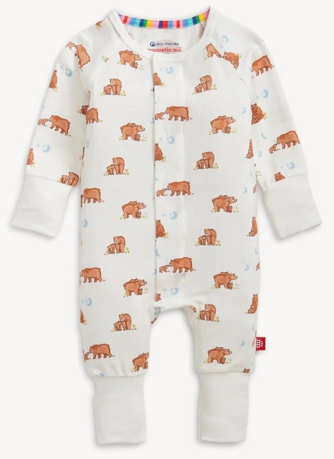 Wildy Loved Coverall, Color: Bears, Size: NB