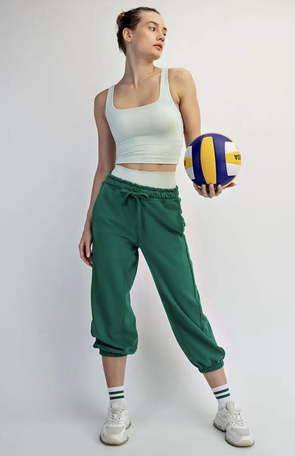 Misty Jogger Pants - DK Kelly Green, Size: Small