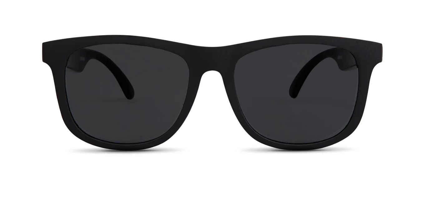 Baby + Kids Sunglasses - Black Polarized, Size: 0-2