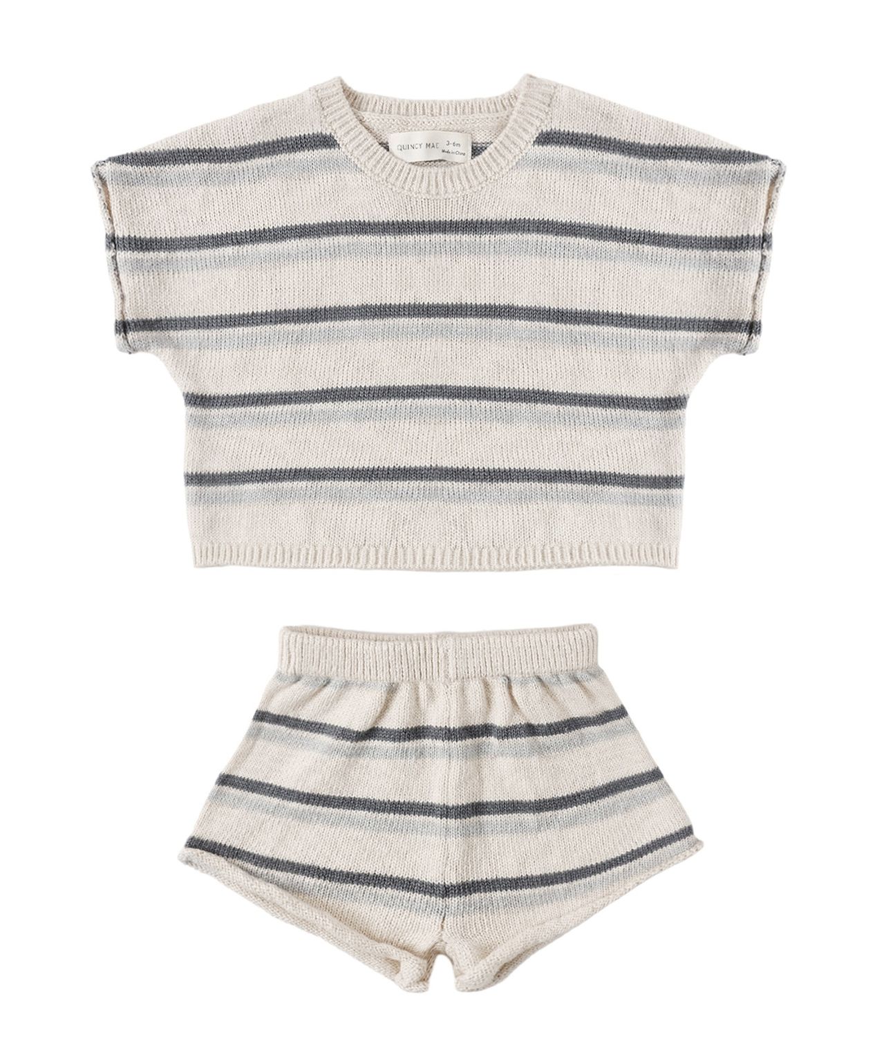 Jeffery Knit Set, Color: Natural, Size: 3-6M