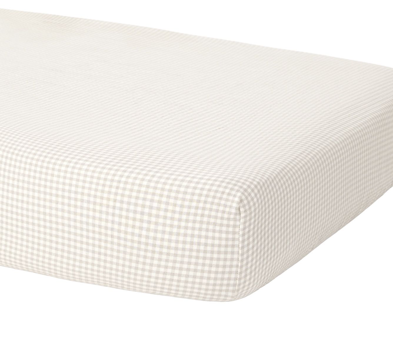 Bedtime Sheet - Oat Gingham