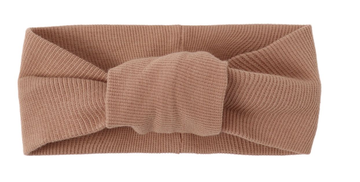 Poppy Knotted Headband, Color: Poppy, Size: 0-12M