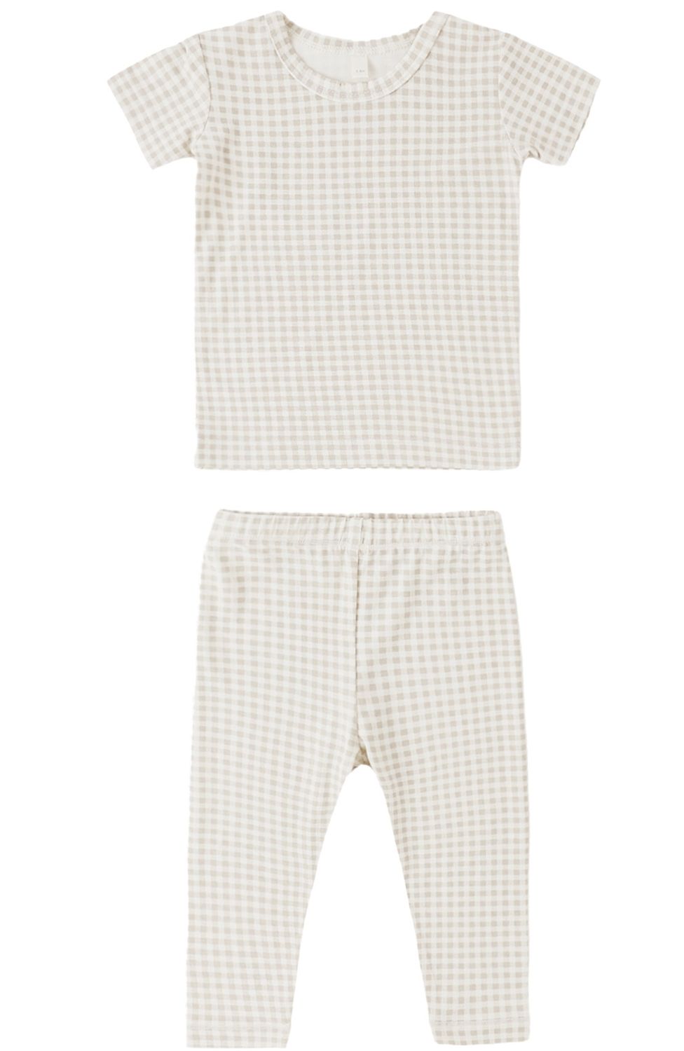 Toby Bamboo Pajama Set, Color: Ivory, Size: 18-24M
