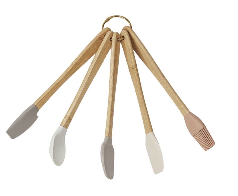 Shway Silicone &amp; Beech Kitchen Tools