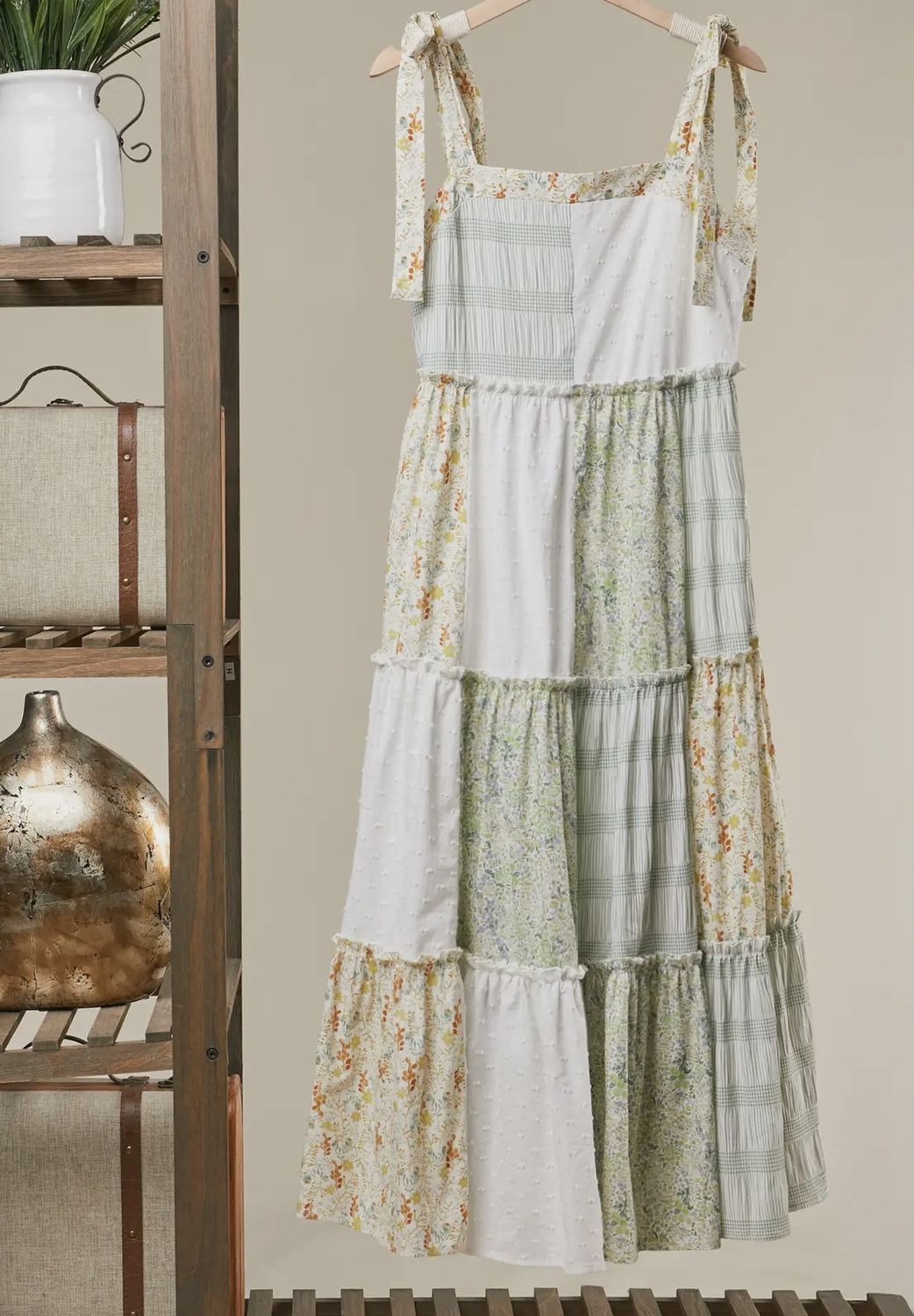 Lizzy Tiered Maxi Dress, Size: Small