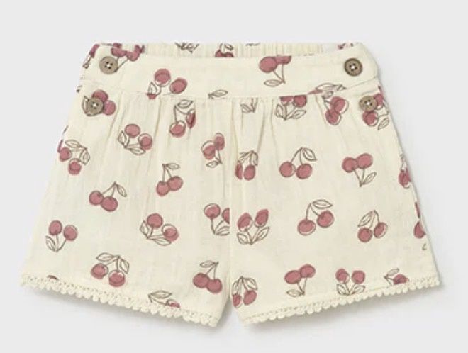 Cherry Shorts, Color: Cherries, Size: 2T