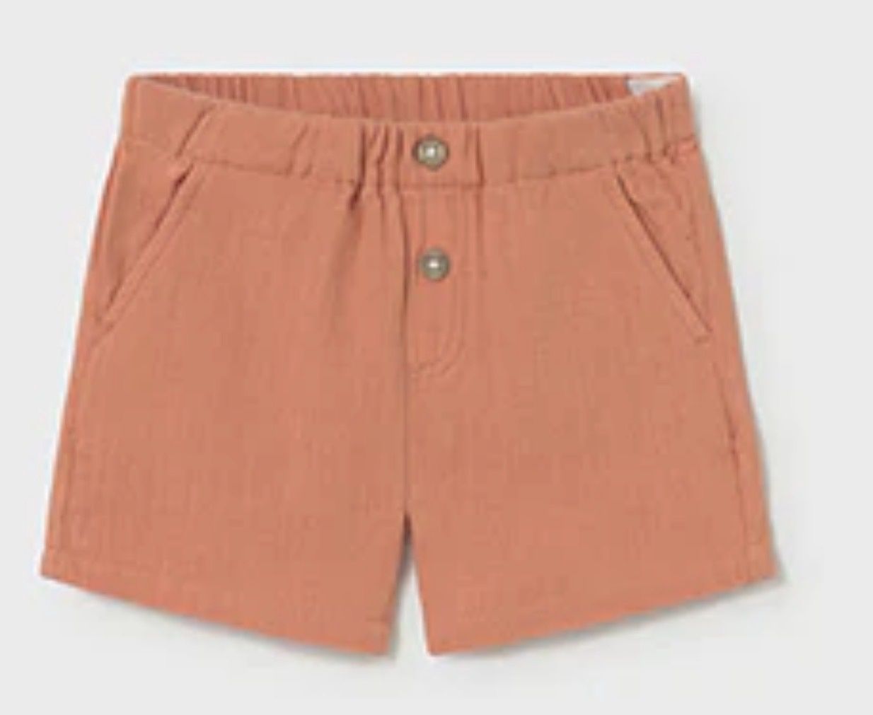 Bambula Shorts, Color: Orange, Size: 6M