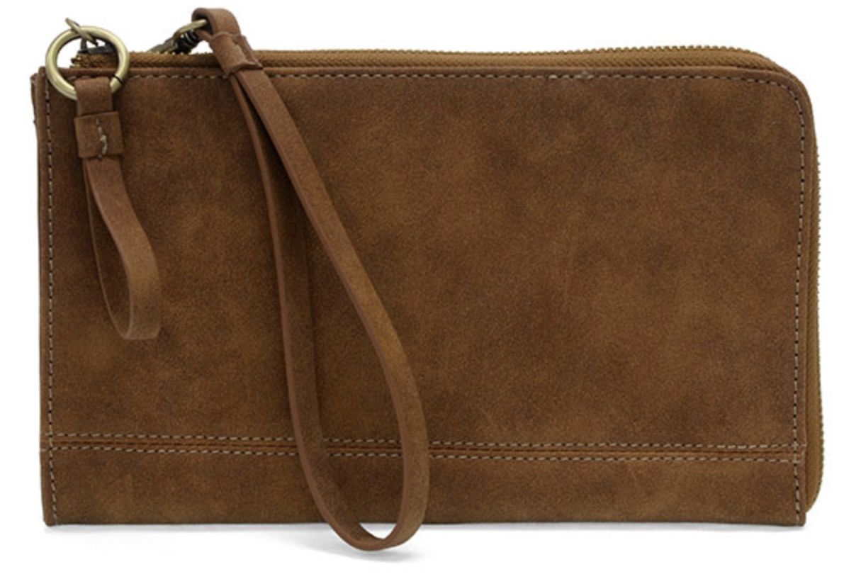 Karina Wristlet &amp; Wallet - Walnut