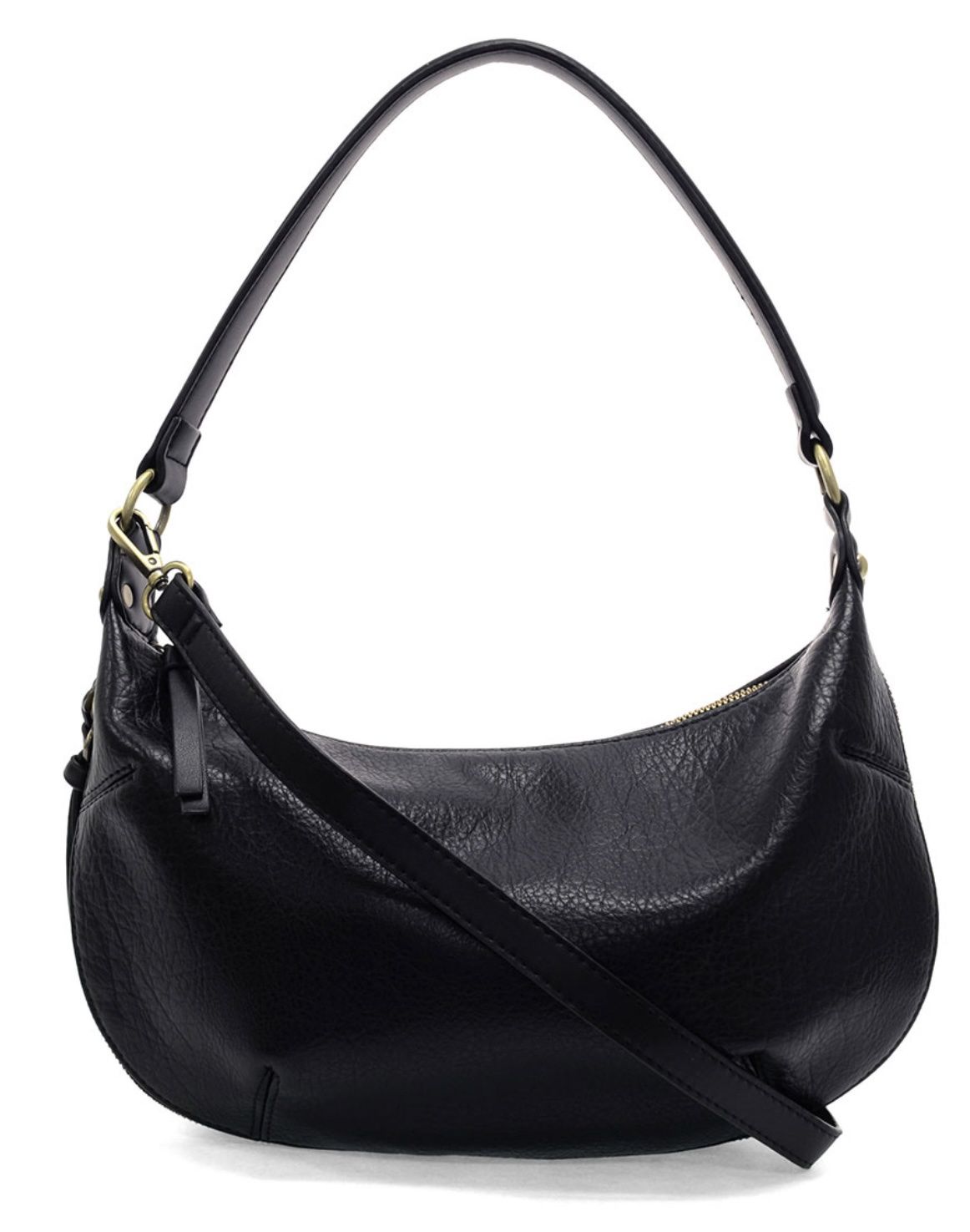 Yvette Expandable Crossbody, Color: Black