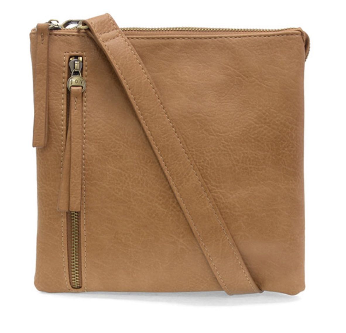 Dawn Compact Crossbody Bag - Tan, Color: Mid Tan
