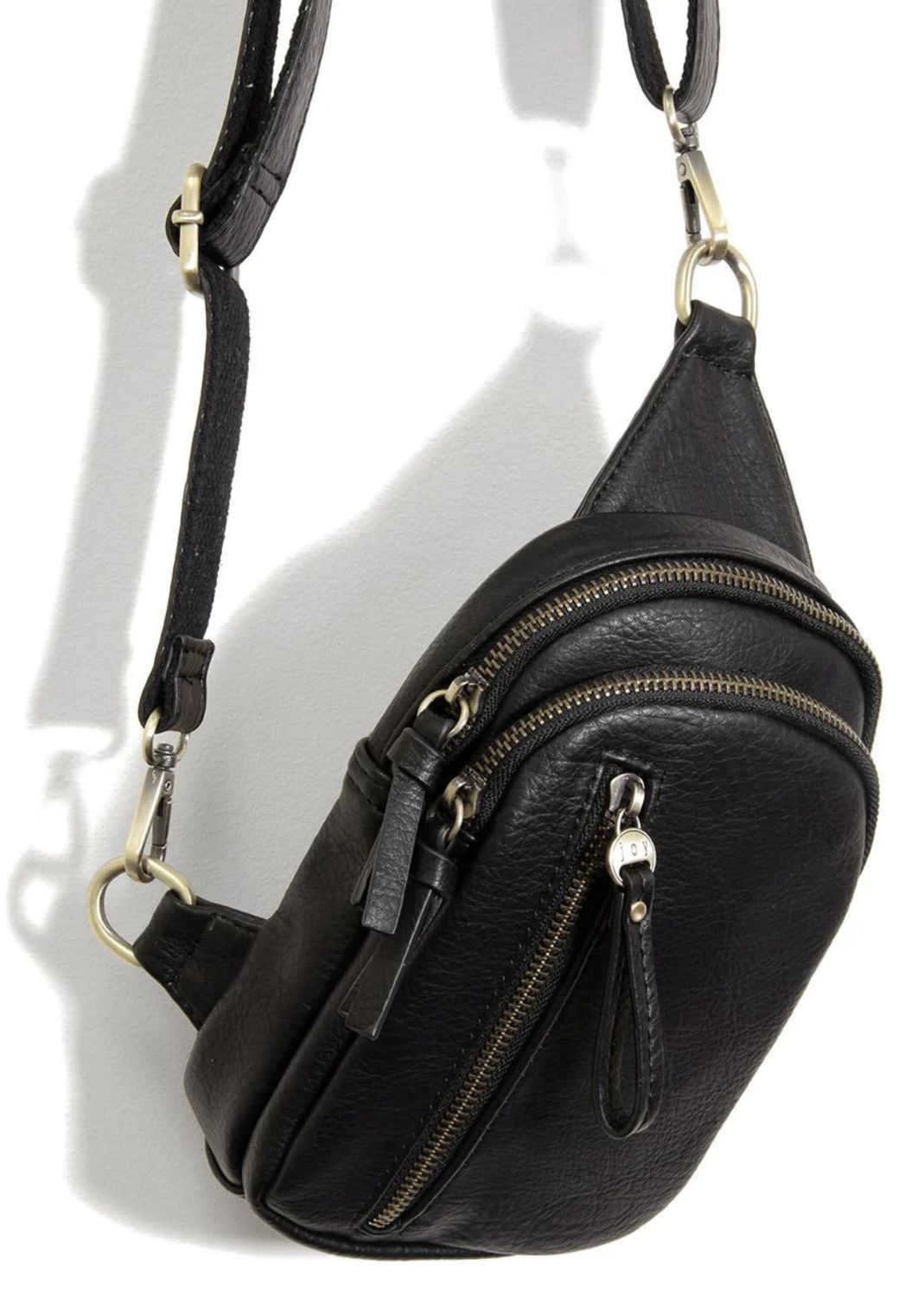 Skylar Sling Bag - Black, Color: Black