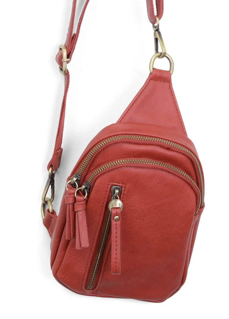 Skylar Sling Bag - Red, Color: Red