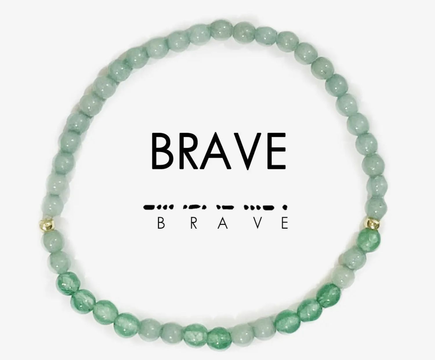 Morse Code Bracelet - Brave