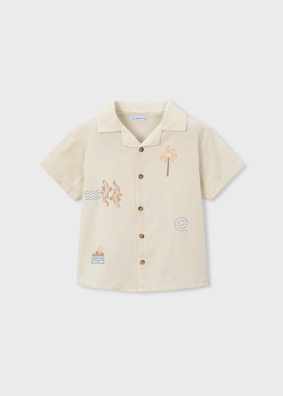 Bermuda Printed Shirt, Size: 2